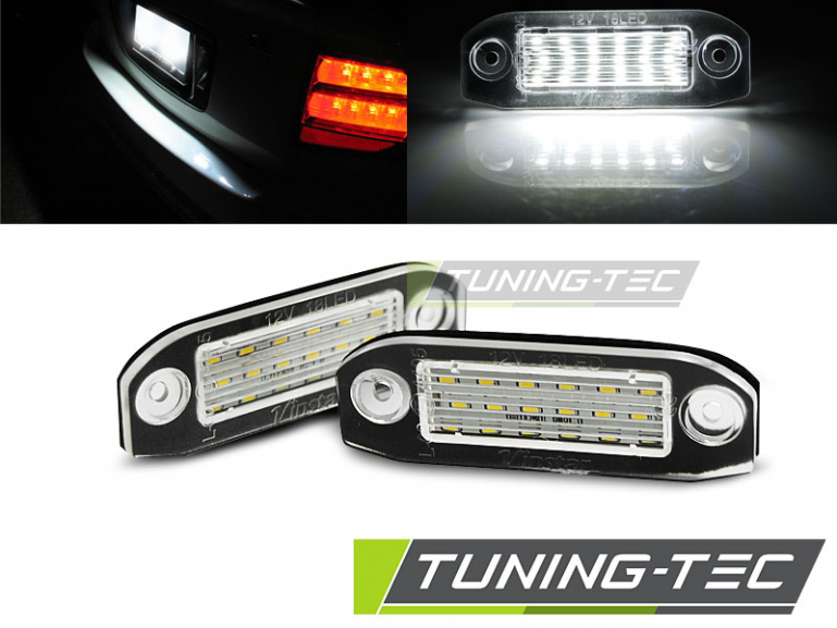 Upgrade LED Kennzeichenbeleuchtung für Volvo  S40 / V50 / S60 / V70 / S80 / XC60 / XC70 / XC90 LED kaltweiß